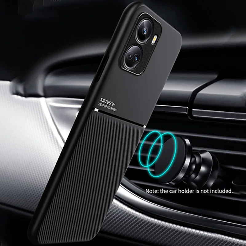 

Magnetic Car Phone Case for Huawei Nova 10 SE Nova 9SE Huawei P20 P30 Lite P40 P50 P60 Pro Built-in Magnet Metal Soft TPU Cover