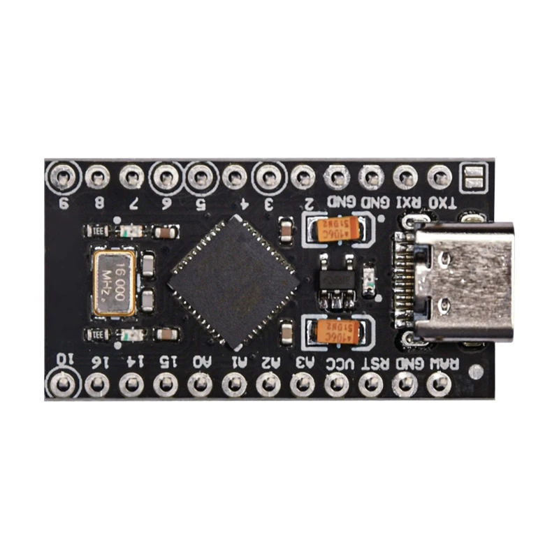 Модуль Atmega32u4 Type-C Mini Usb Pro Micro для Arduino 3 В/16 МГц с 2-рядным контактным разъемом Leonardo