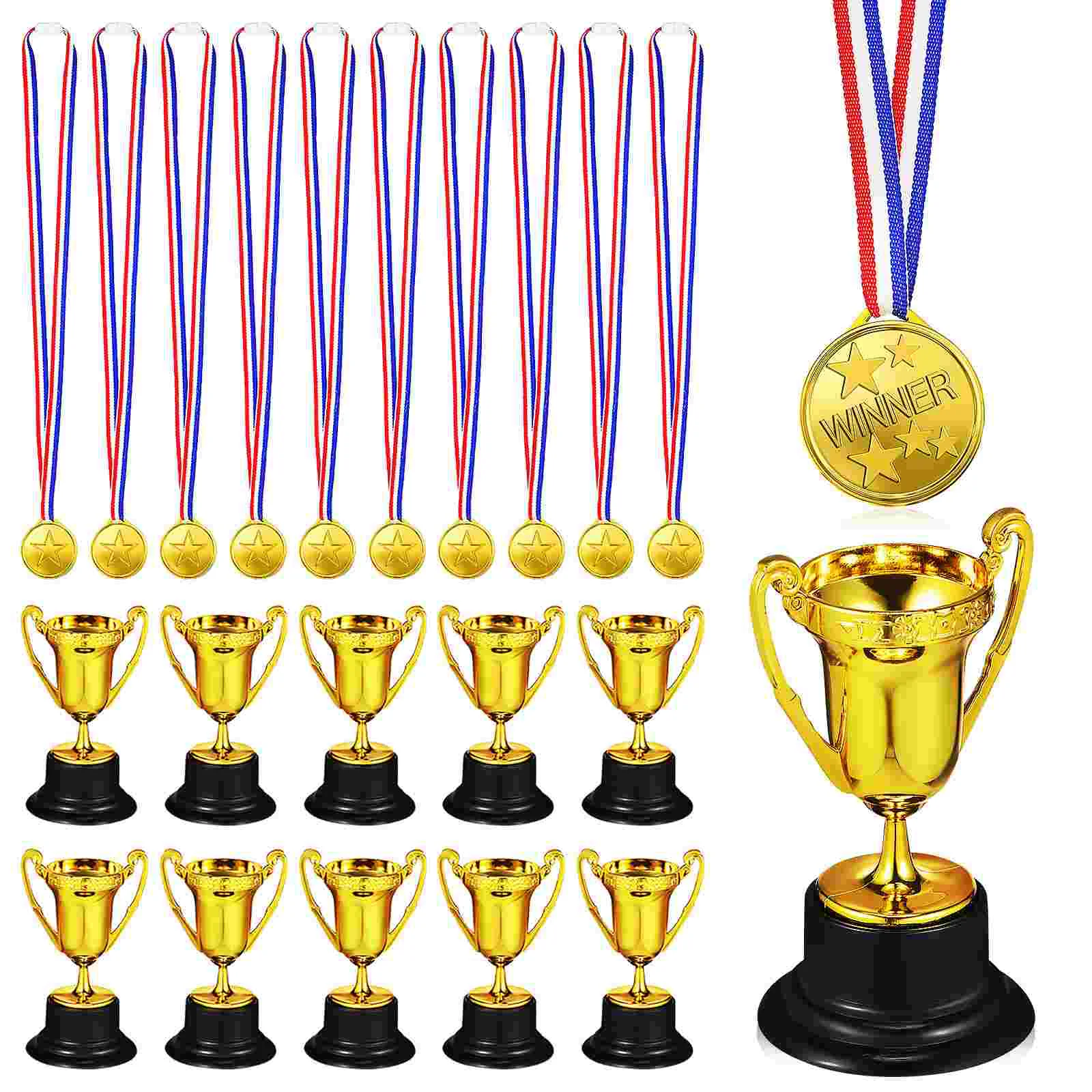 

Birthday Party Favors Sports Medals Kids Shut Ribbons Plastic Gymnastic Prizes Students Rewards Child