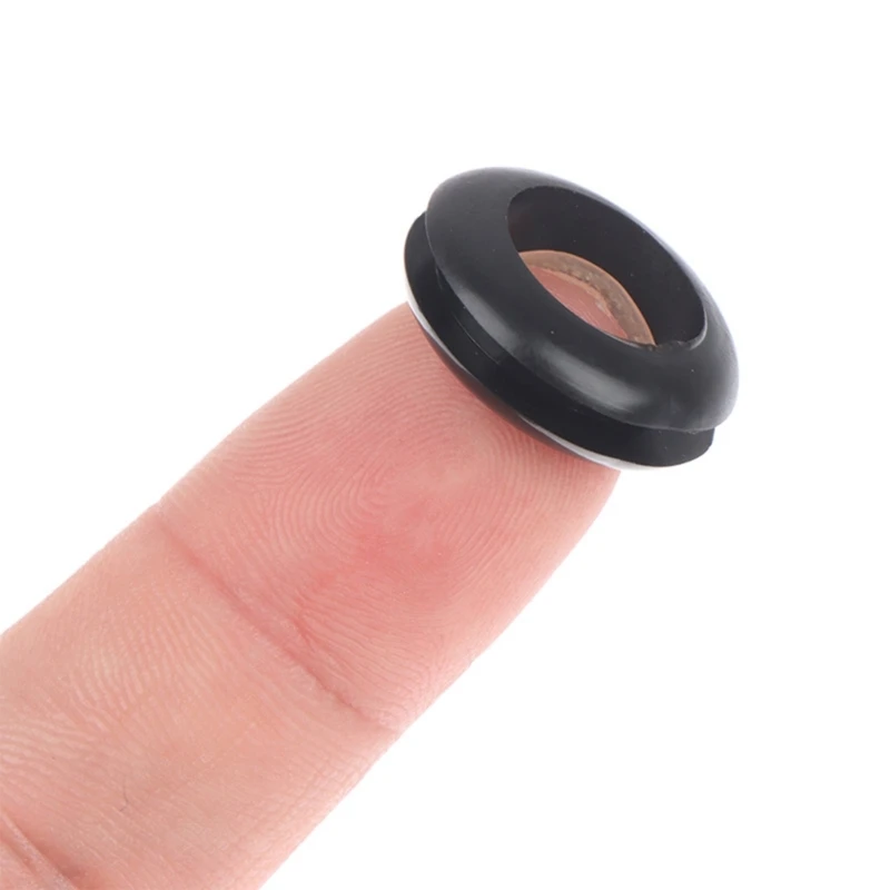 260 шт. 7 размеров резиновая втулка ассортимент брандмауэр твердая заглушка с