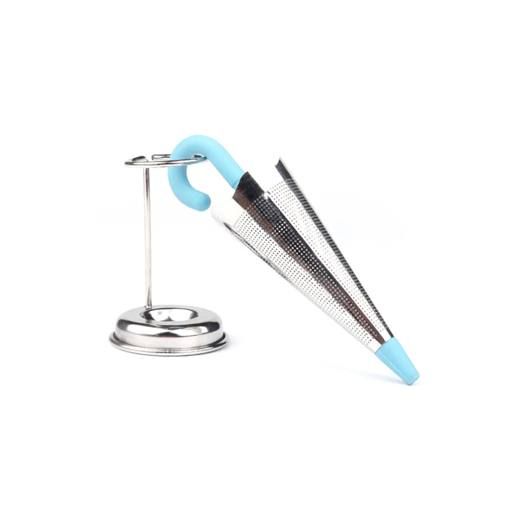 

Tea Strainerfilter Infuser Seasoning Metal Loose Diffuser Interval Steeper Holder Herb Umbrella Steel Mesh Reusable