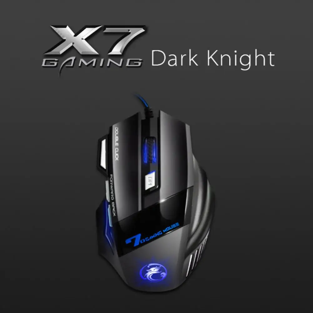 

5500/3200dpi LED X7 Optical 7 Buttons USB Wired Gaming Mouse Gamer For PC Laptop Desktop For Valorant LOL Gaming Accessories