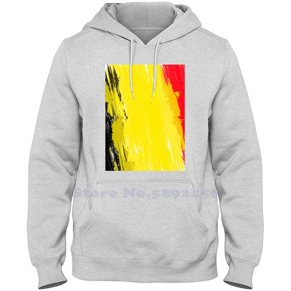 

Belgium'S Flag Design Long Sleeve Sweatshirt Casual Hoodie
