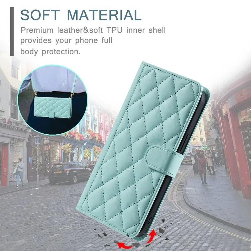 Кожаный чехол Skin Feel для Samsung Galaxy A16 A15 A14 A13 A12 A11 A10S A10 A06 A05S A05 A04E A03 F04 F54 F62 4G 5G Book Cover