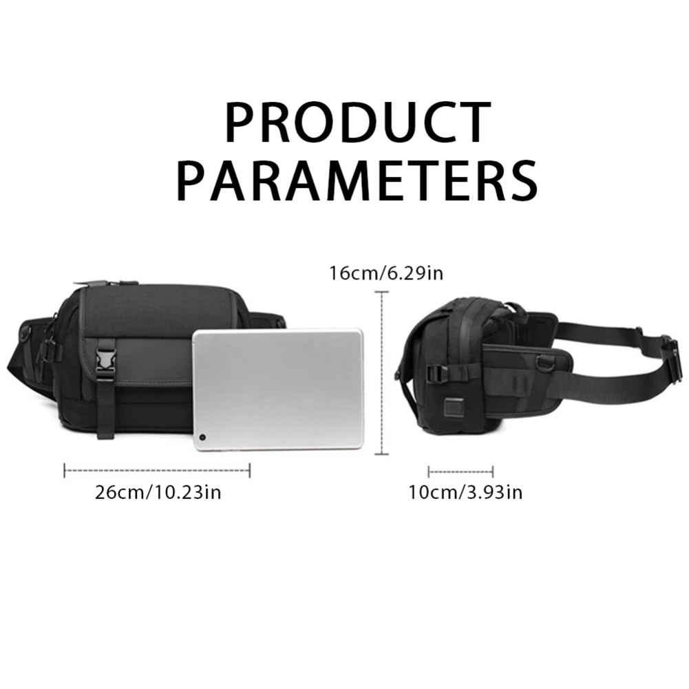 Men Waist Bag Fashion Multifunction Outdoor Fanny Pack Waterproof Waist Packs Male Travel Phone Pouch Crossbody Belt Bags