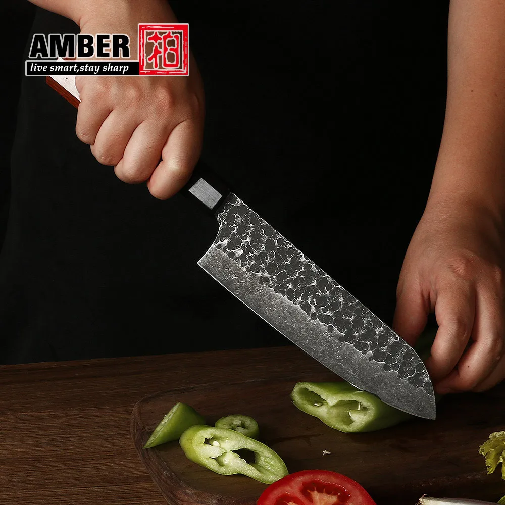 Высококачественная углеродистая сталь 1-5 шт. набор японских кухонных ножей Nakiri