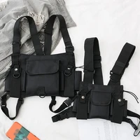 functional tactical chest bag unisex chest rig bag hunting bags lightweight chest pack running waist pack streetwear vest bag
