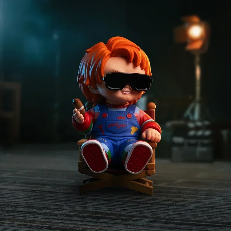 Фото POP MART Chucky Franchise Series: Модные коллекционные игрушки-сюрпризы, загадочные фигурки, милые модели, подарок на день рождения №3