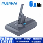 Новый оригинальный V8 6000 мАч 21,6 в аккумулятор для Dyson V8 Аккумулятор для робота-пылесоса Absolute V8 Animal Li-Ion SV10 перезаряжаемая батарея L70
