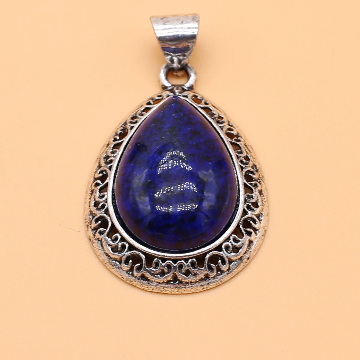 

Vintage Natural Stone Lapis Lazuli Pendant Water Drop Shape Exquisite Charms for Jewelry Making DIY Necklace Bracelet Accessorie