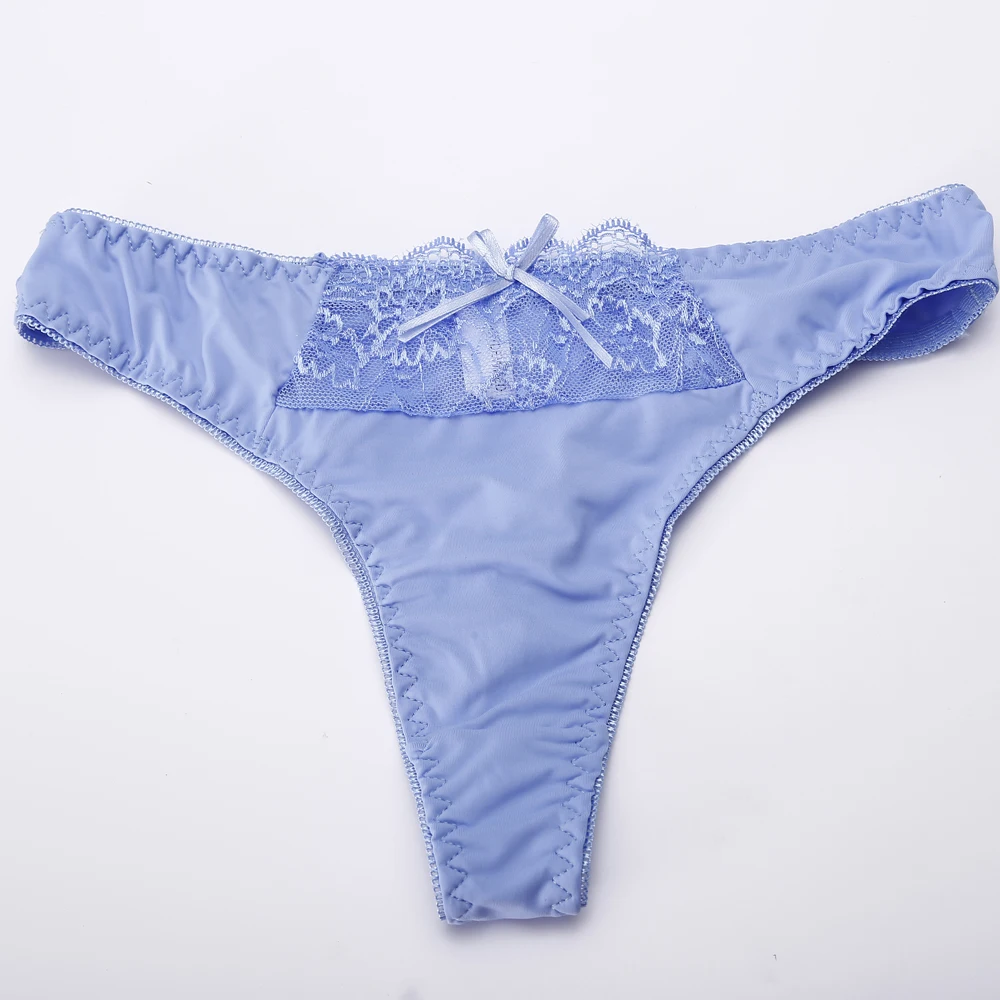 

Women Ice-silk Seamless Panties One-piece Solid Colour Thong Sexy Panties for Women G String Underwear Lingerie Plus Size XL New