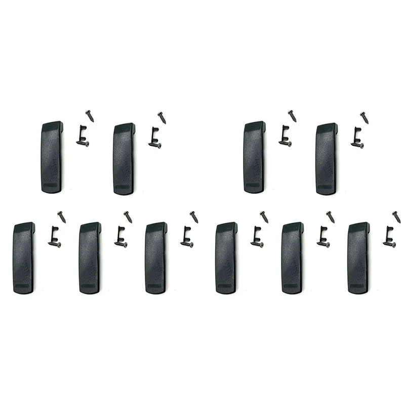 10 Pz Sbr-14Li Clip Da Cintura Con Viti Per Yaesu Vx8R Vx-8R Vx-8Dr Ft-1Dr Ft-2Dr Radio Shb-13 Fnb-101Li 102Li Batteria Agli Ioni Di Litio