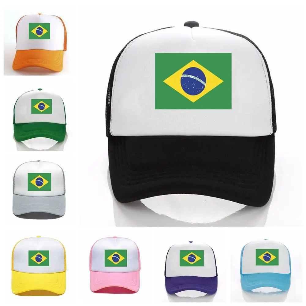 

Unisex Brazil Flag Dad Hat Golf Cap Adjustable Baseball Hat Brazil Flag Baseball Cap Sunscreen Snap Cap