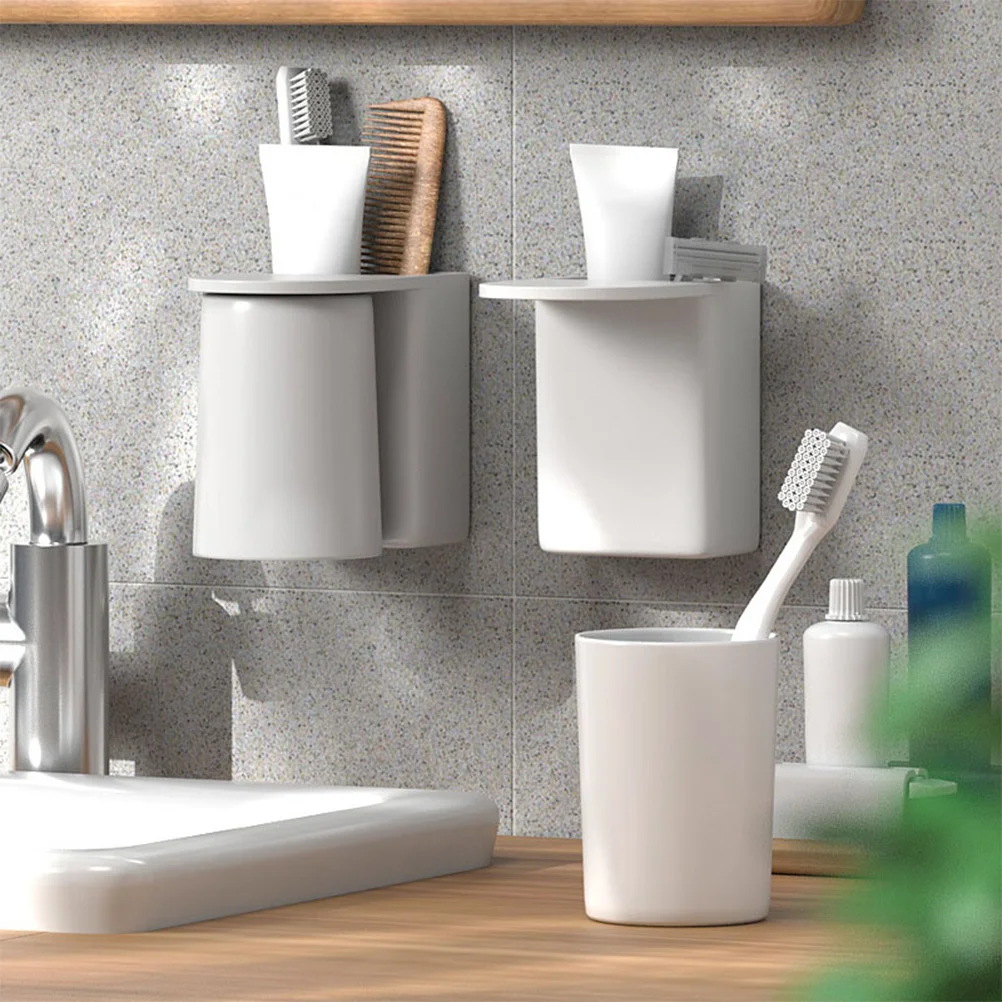 Настенный держатель для зубных щеток магнитные органайзеры ванной комнаты