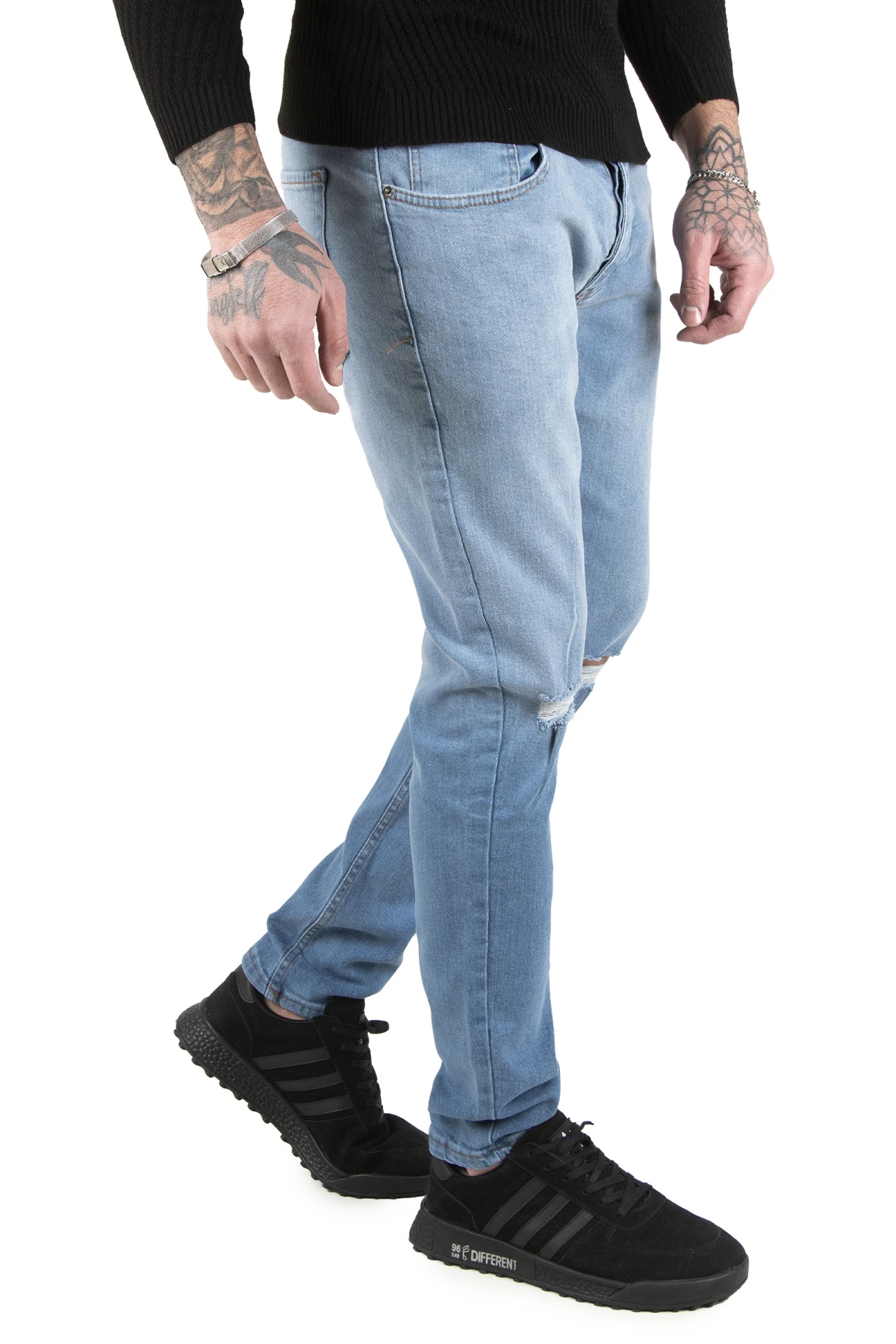 DeepSEA Narrow Cut Lycra Straight Jeans Pants 2004327