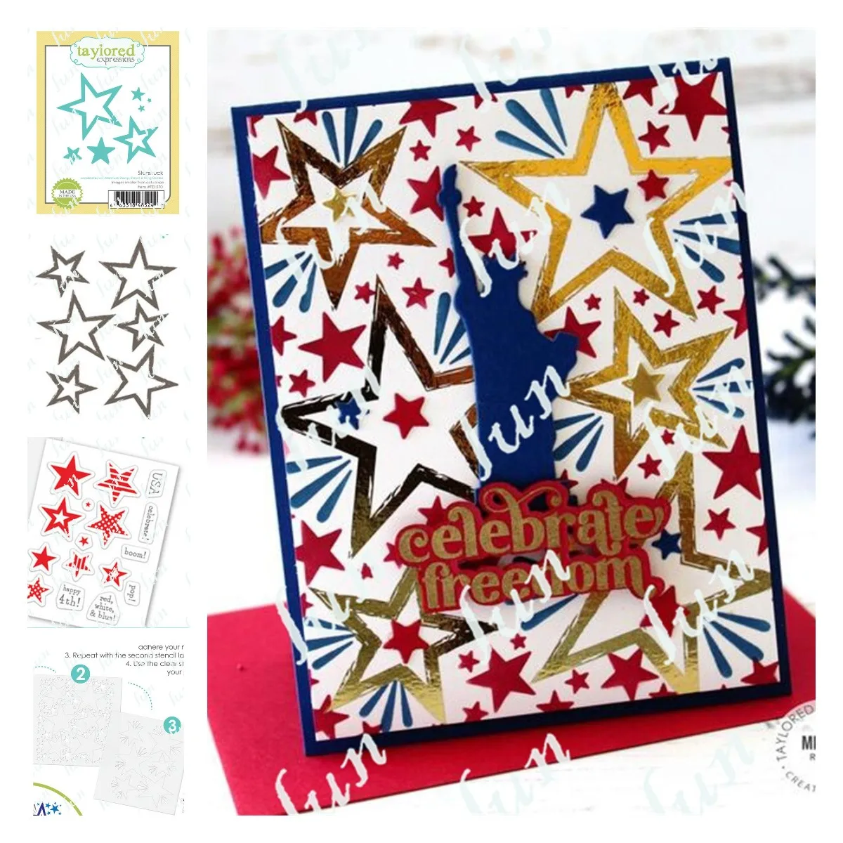 

2022 New Little Bits Stars Holiday Decorations Metal Cutting Dies Clear Stamps Stencil Scrapbooking Card Gift Cut Molds for Diy