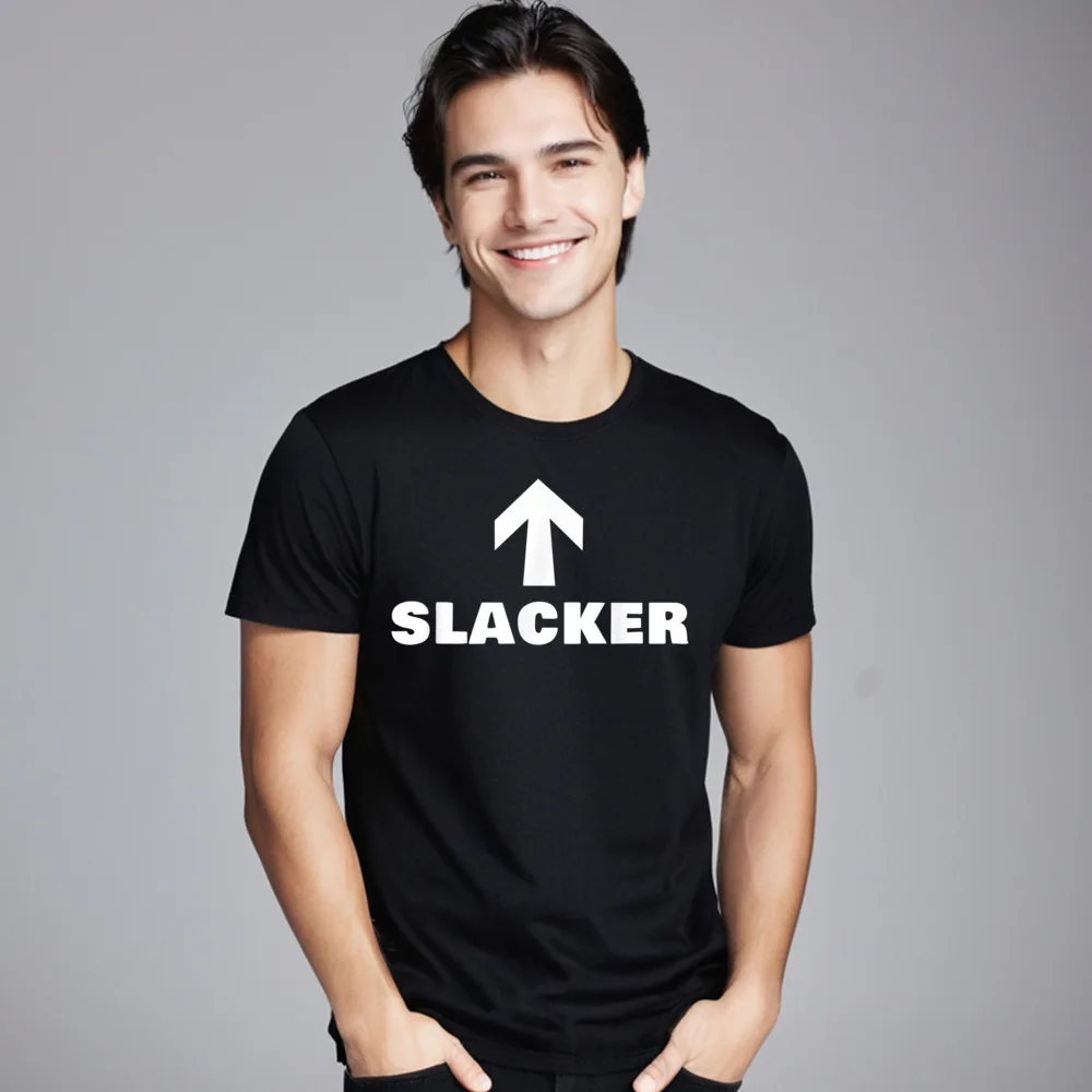 Фото Print Define Slacker Yes Im A Tees Husband Newest Outdoor Round Collar Pure Cotton Short Sleeve T Shirt Slogan T Shirt №1