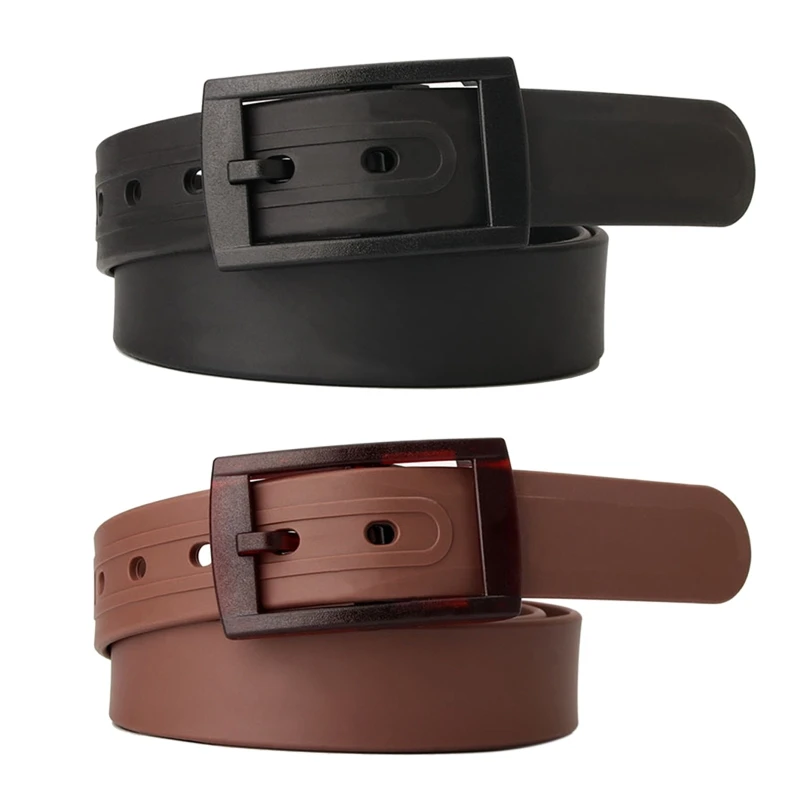 

Women Fashion Frosting Texture Waist Strap Retro Buckle Belt All-match Waistband
