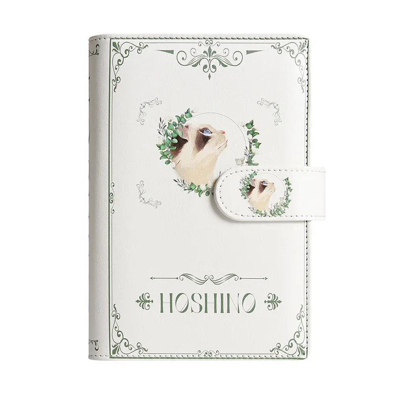 

Обложка для блокнота Coliky A6 белая с животными