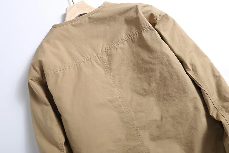 Liushu Same Sle Orders Exported to Japan Foreign Trade Cut the Tag off Goods Autumn and Winter New Product Retro Collarless...