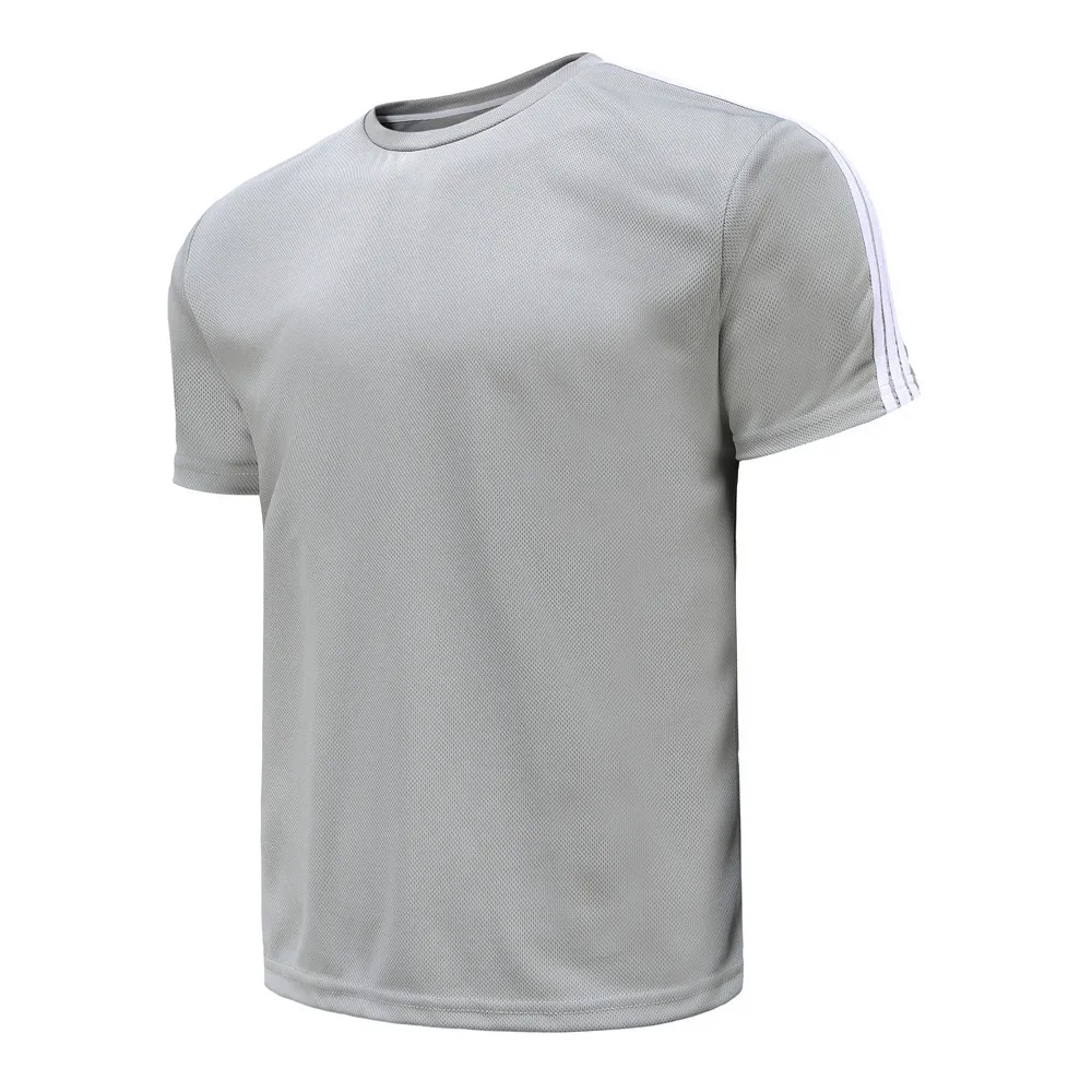 

Men's 2021 Summer Hot Sale Pure Color Round Neck Short Sleeve Sports Casual Breathable Short Sleeve Men