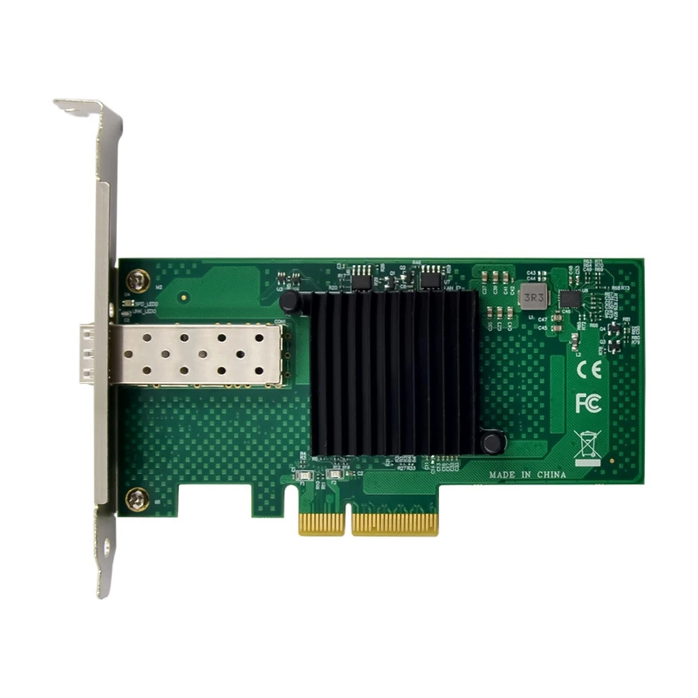 X520-SR1 10G SFP + Серверная оптоволоконная сетевая карта 82599EN чип PCIE X4 один оптический