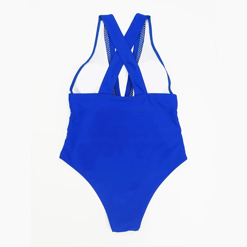 Полностью открывающийся сетчатый купальник Hollow Sexy Mesh Swimwear Bodysuit Women One Piece Swimsuit Tankini Push Up Monokini Bathers Bathing Suit Bikini Woman Beachwear.