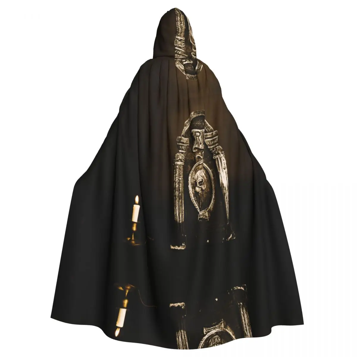 Плащ с таинственным камнем для гравировки ритуальными свечами Хэллоуина косплея