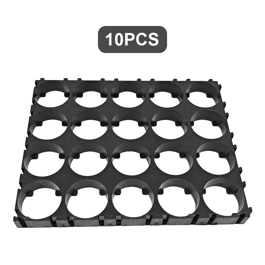 10 Pieces Battery Holders Cells Storage Plastic Batteries Spacer Shelf Bracket Reusable Organization Racks Store