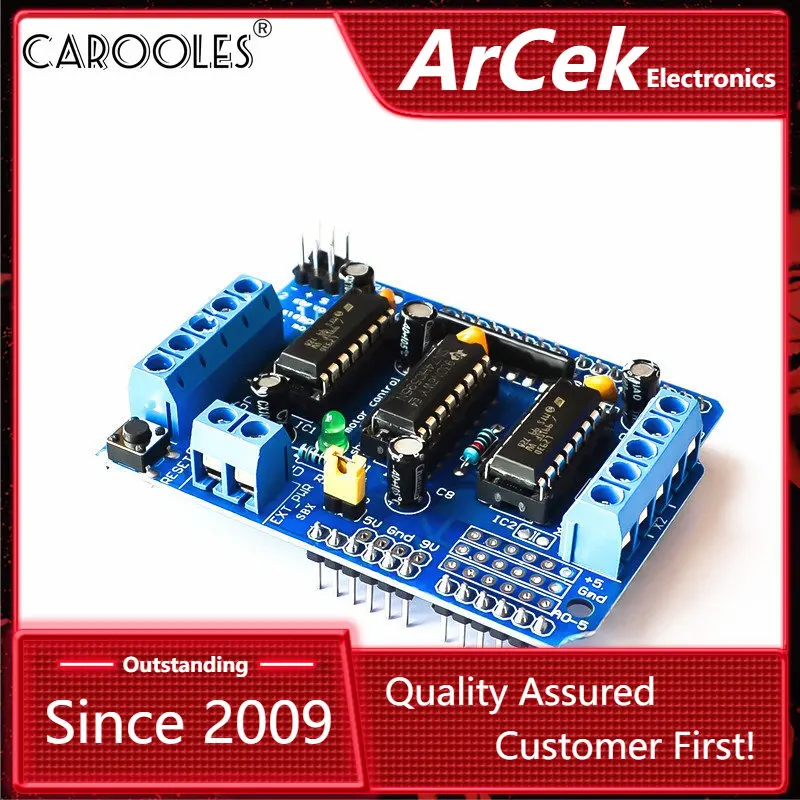 Плата расширения привода шагового двигателя L293D L293 H-Bridge для Arduino Mega2560