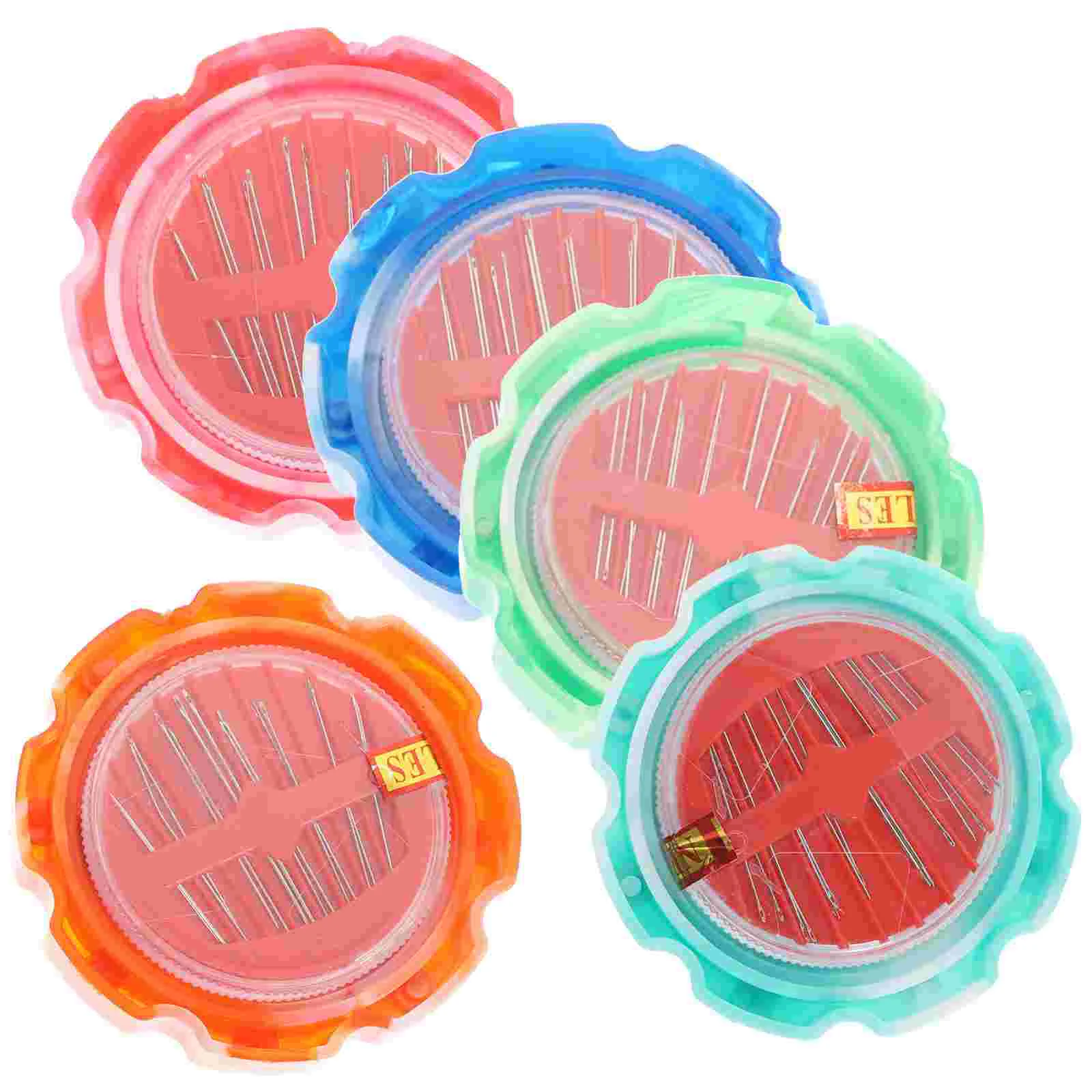 

5pcs Accessories For Home Sewing Tool Container Sweing-kit Box Quilting Pin Box Magnetic Holder