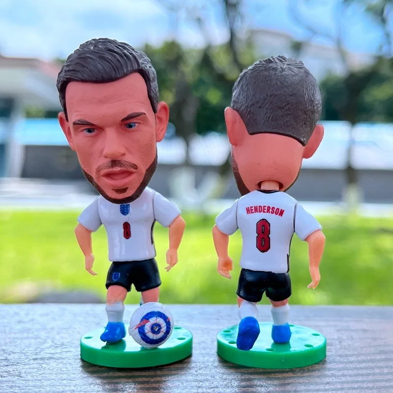 6.5cm Soccer Player With Ball Action Figures Cool Sports Model Dolls Football Star Promotion Toys Fans Souvenir Gifts Home Decor - купить по