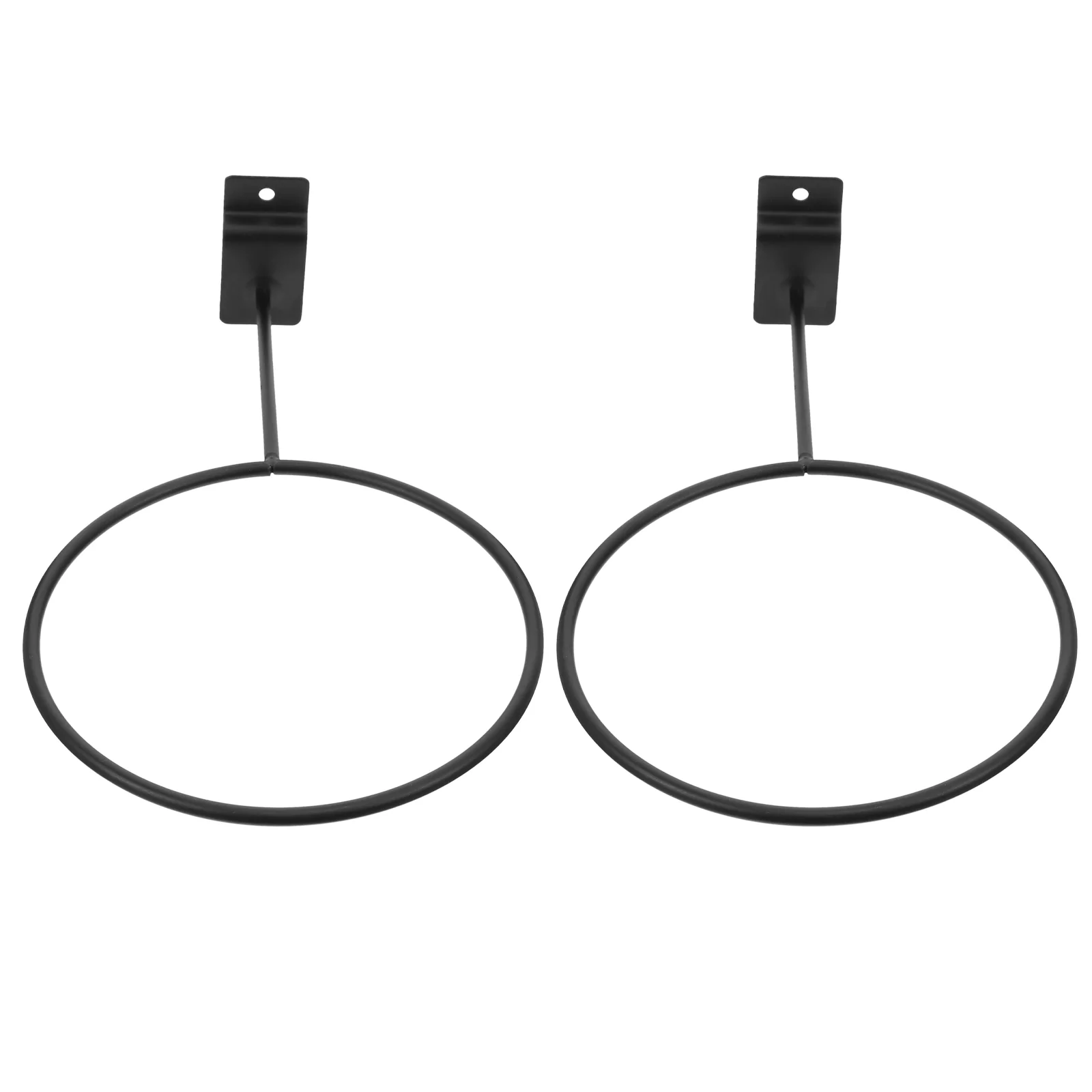 

2Pcs Balls Showing Rack Iron Balls Bracket Hats Display Rack Football Displaying Rack for Home Shop Mall