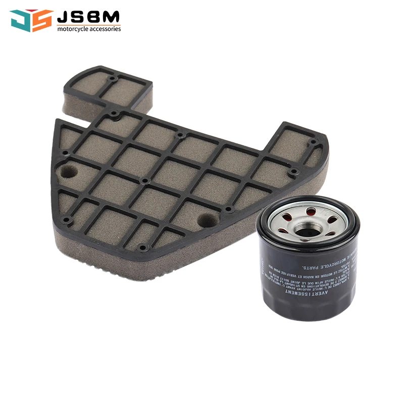 Фото Аксессуары для мотоциклов JSBM, воздушный фильтр, масляный фильтр для BENDA BD400-15 Chinchilla 450 500 Napoleon 450, очиститель впускного отверстия двигателя №5