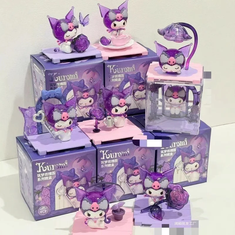 Набор персонажей аниме Sanrio Kuromi слепая сумка серия Dreamy Rose коробка-сюрприз милые
