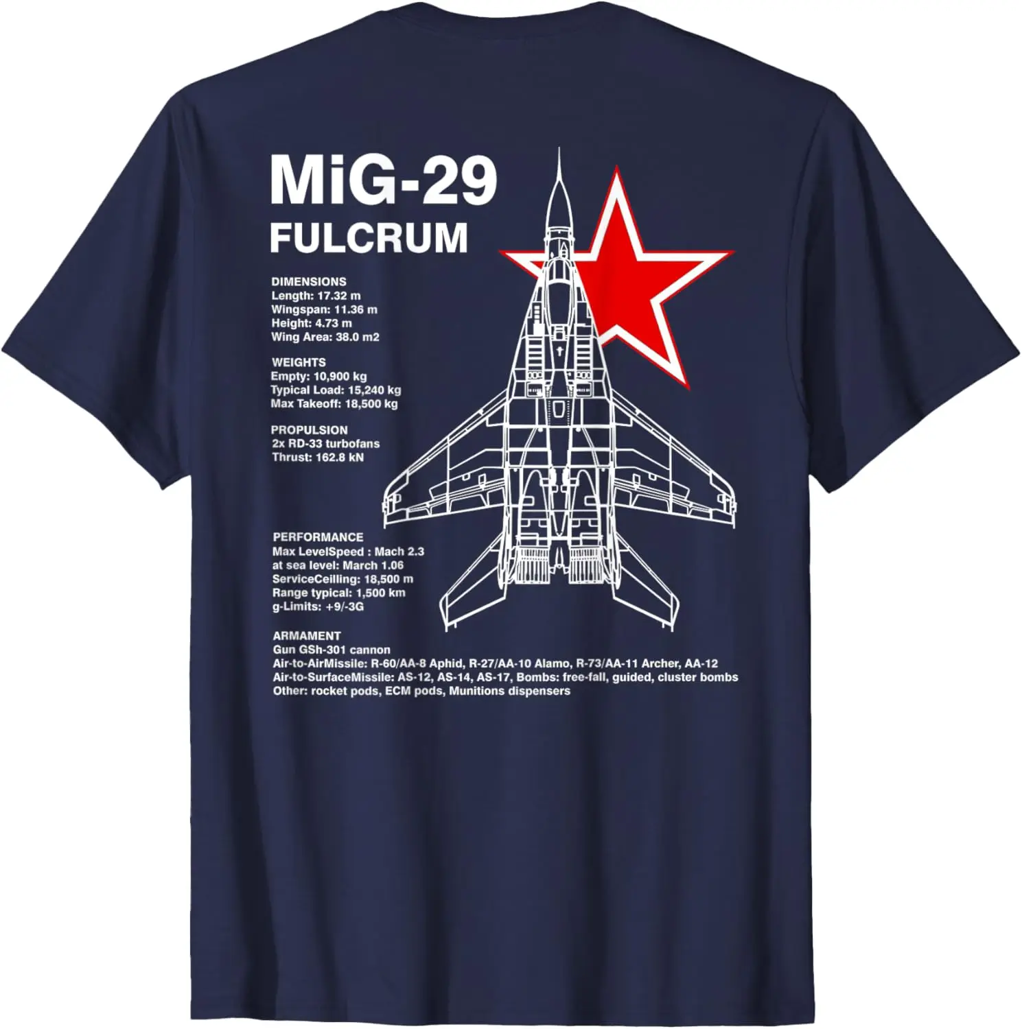 Футболка Mikoyan Mig 29 Fulcrum Russian Air Force с коротким рукавом повседневная рубашка из 100%