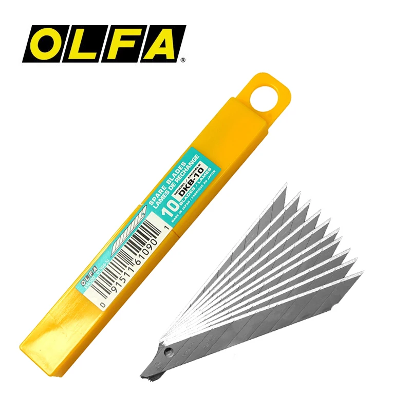 

OLFA DKB-10 Spare Blades SK2 9mm Replacement Blade Art Cutter Utility Knife 30 Degree Sharp Blade for SAC-1 LTD-01 LTD-04 LTD-05