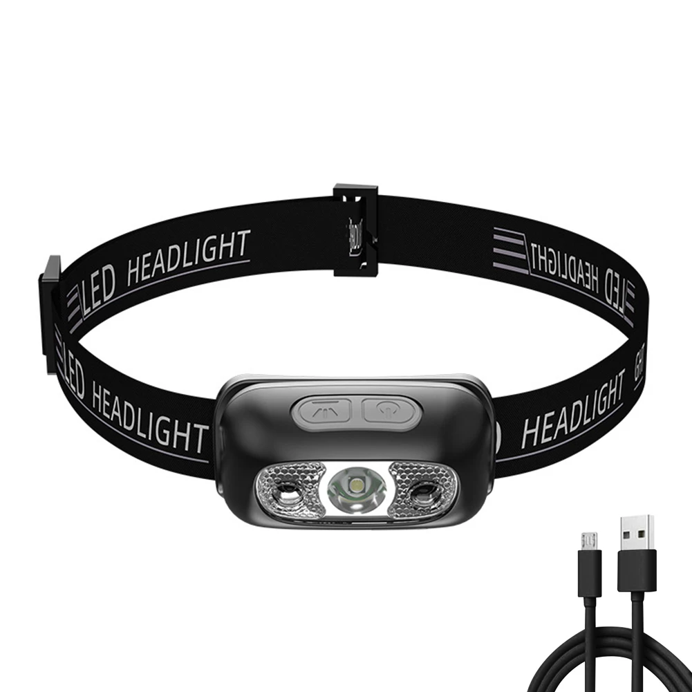 

Induction LED Headlights Outdoor Waterproof Flashlight Lamp for Camping Fishing Night Riding Illumination Headlamp