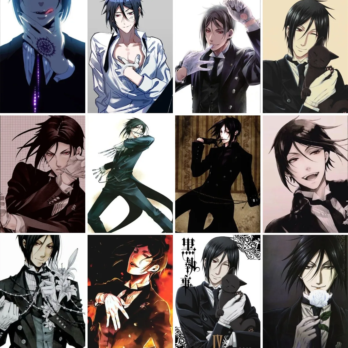 

Diamond Painting Anime Black Butler Full Drill Craft Sebastian Michaelis Mosaic Cross Stitch Kits Home Decoration Gift