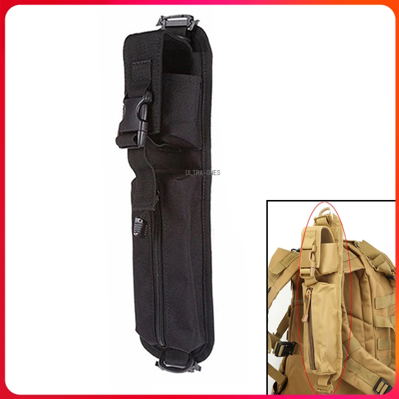 Hiking Backpack Shoulder Tactical Hunting Combat Training Protable Molle Bag Key Flashlight Sundries Shoulder Pouch Straps
