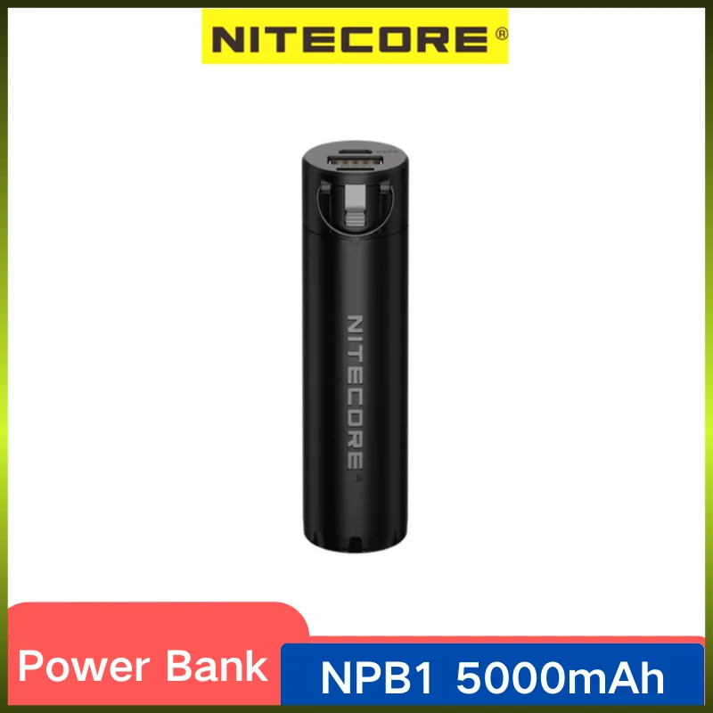 

NITECORE NPB1 5000mAh Mobile Power Bank IP68 Rated Waterproof High Capacity QC3.0 Output Mobile Charger Certified by CE & FCC