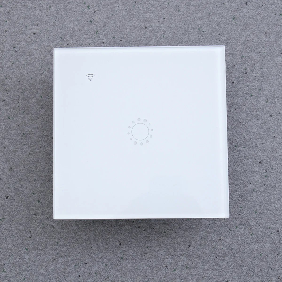 Одноклавишная сенсорная панель Wi-Fi с LED-подсветкой, из закаленного стекла и ABS-пластика, для домашнего освещения и бытовой техники. (art.: 3920dd40dced3) - 3920dd40dced3