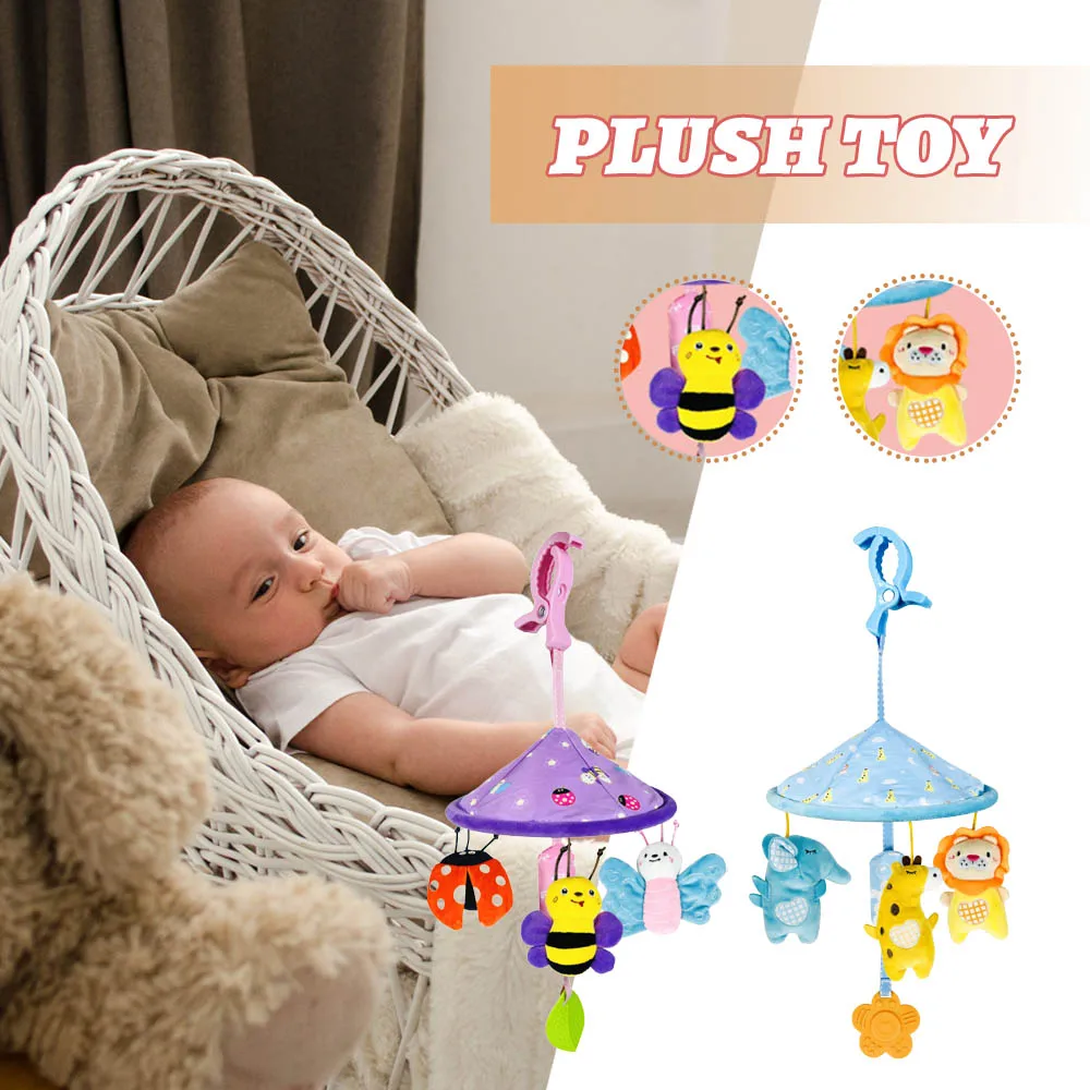 

Baby Hanging Rattles Toys Newborn Car Seat Stroller Toys for Infant Aquatic Crea Baby Car Toys Draw Attention For Kids JAN88