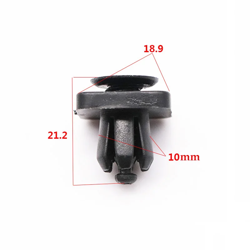 

10 шт. нижняя защита двигателя шасси автомобиля, квадратный винт, крепежный зажим для Honda CRV Civic XRV City Vezel Spirior ELYSION Odyssey Accord