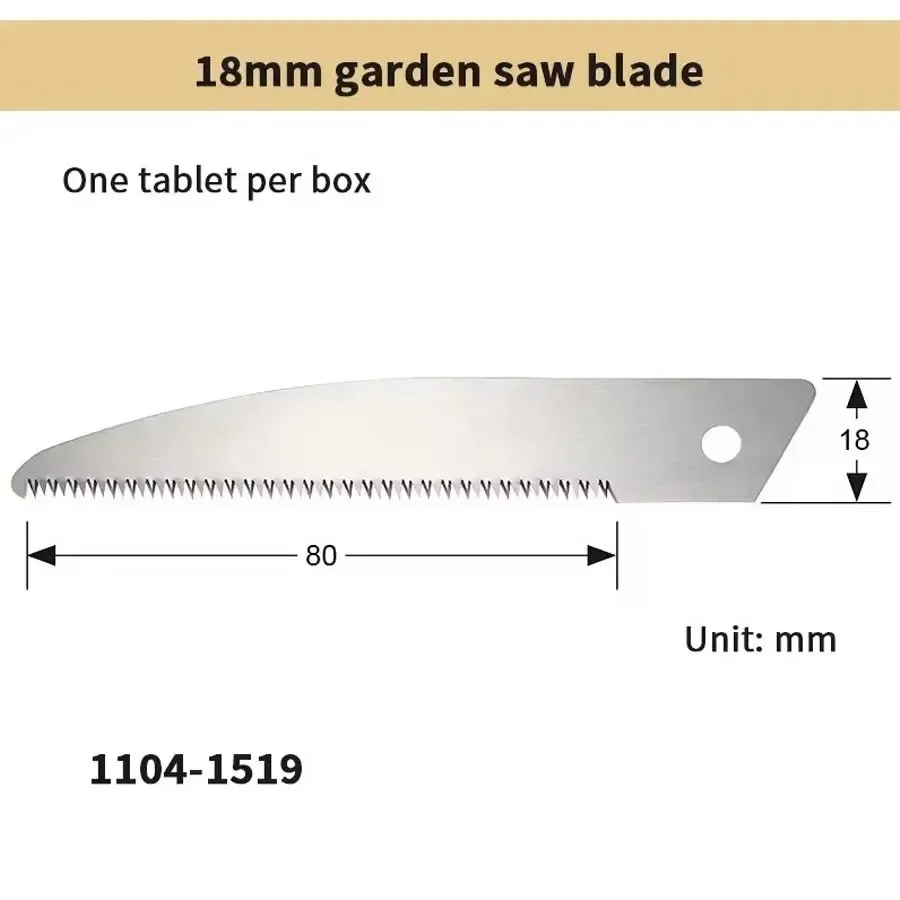 

Ручная пила с фиксатором ручки TAJIMA, 1 шт., легкая и прочная садовая деревообрабатывающая пила 18 мм с 1 запасным лезвием LB50H серии HSSB