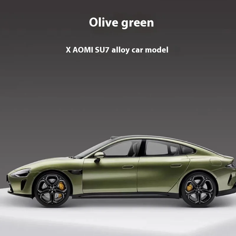 Модель автомобиля Xiaomi Su-7 1:124 многодверная модель имитация сплава украшения