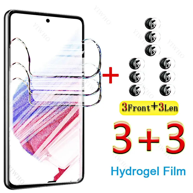6 в 1, защитная Гидрогелевая пленка для Samsung Galaxy A53