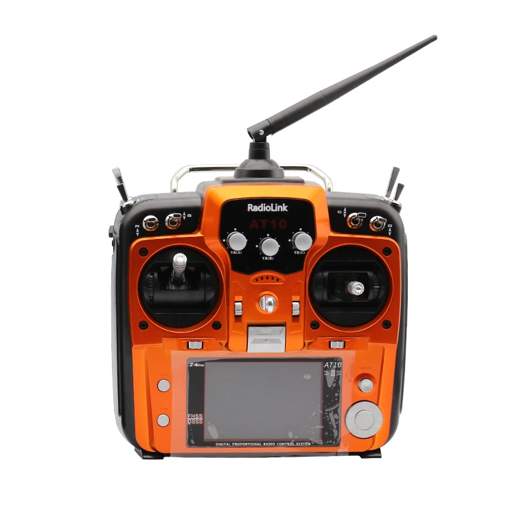 RadioLink AT10 II 2 4 ГГц 12CH передатчик с R12DS ресивер PRM-01 Аккумулятор для