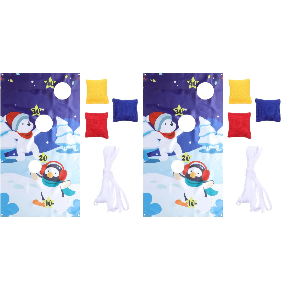 

Баннер для игр в виде снеговика, 2 шт.