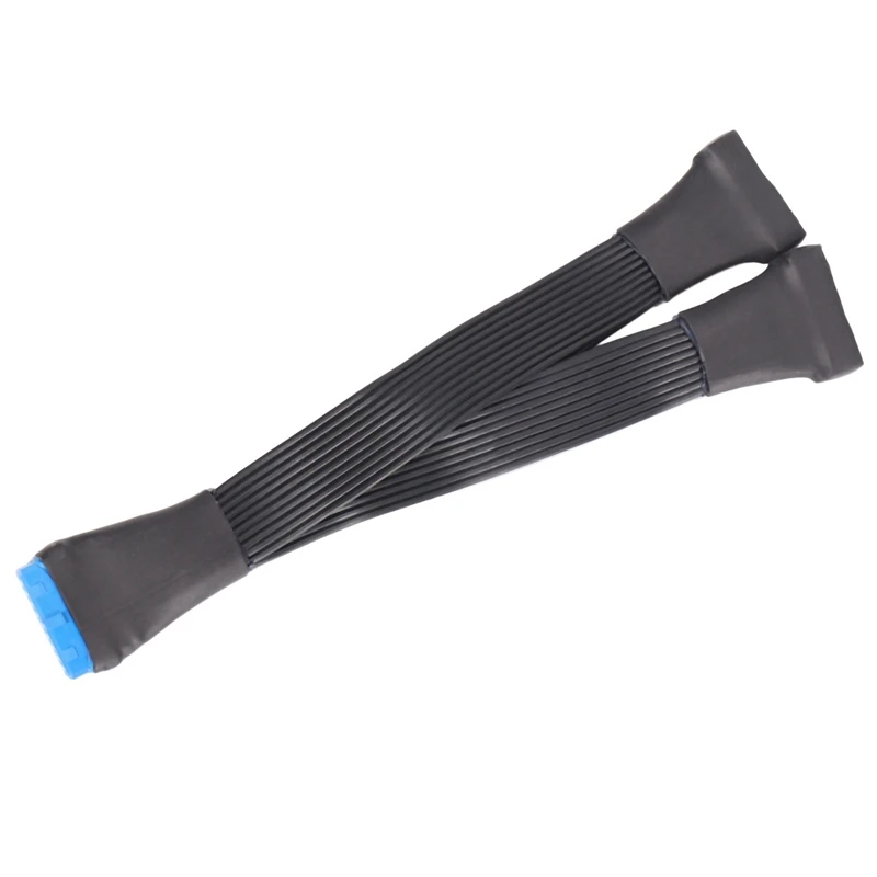 

2X материнская плата USB3.0 19Pin 20Pin 19-контактный 20-контактный 1-2-контактный кабель расширения питания 12 см